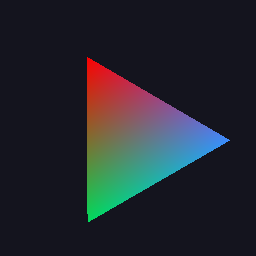 Software-renderer matrix demonstration showing a colored three-dimensional object after world rotation, camera view, and projection transforms.